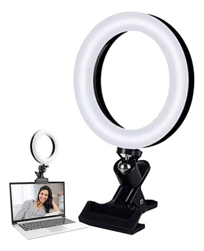 Anillo De Luz Led Regulable Con Clip, Usb A