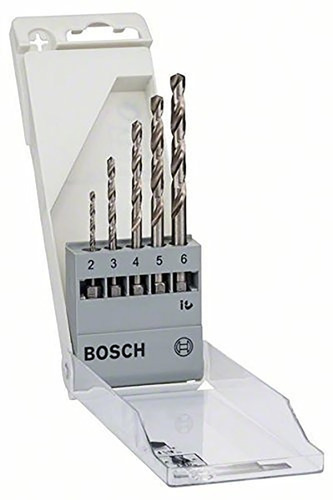 Set De Mechas Metal 2-3-4-5-6 Mm Bosch Hexagonal 2608595517