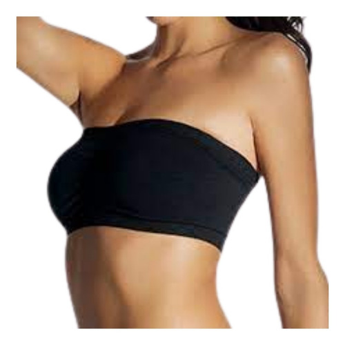 Imagen 3 de 5 de Pack X2 Bandeau Sin Costura Aretha Ar. 602 Microfibra T. S/l