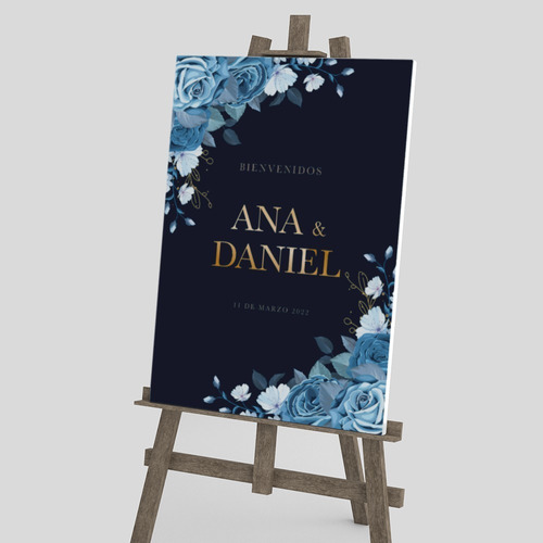 Cuadros Carteles De Boda Personalizados Canvas Con Bastidor