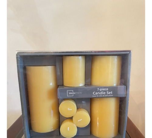 Set De 7 Velas Aromaticas (parchita). Sweet Pashionfruit, 