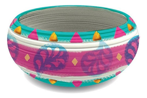 Set Juego De Alfarería Con Torno Giratorio Para Niños 30 Pzs Multicolor