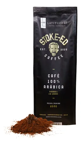 Café Latitude 13 Stoke Ed Coffee Torrado E Moido 250g
