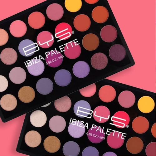 Paleta De Sombras 28 Colores Ibiza Bys