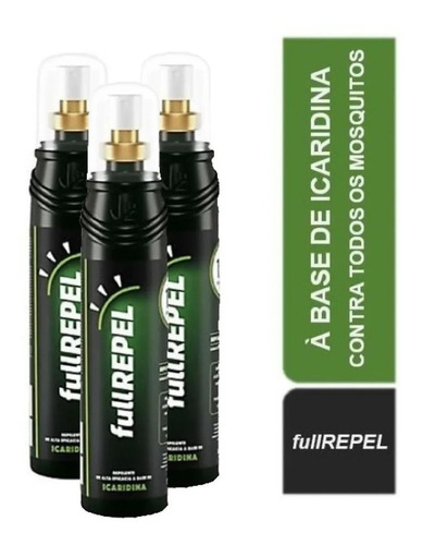 Fullrepel repelente adulto 100ml con icaridina 3 unidades