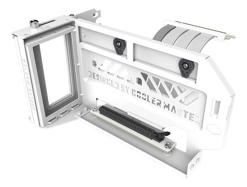 Kit De Soporte Cooler Master Tarjeta De Video Pci4 Vertical Color Blanco