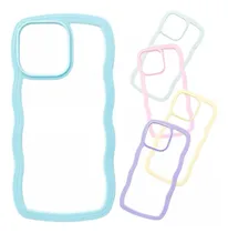 Comprar Funda Protector Case Diseño Olas Para Iphone 11\u002F12\u002F13\u002F14\u002F15 Celeste Iphone 14 Diseño Olas Para Iphone
