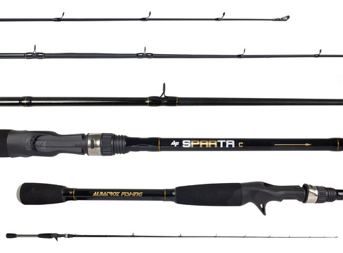 Vara Pesca Sparta 10-20 Lbs 5´6 1,68m Albatroz - Carretilha