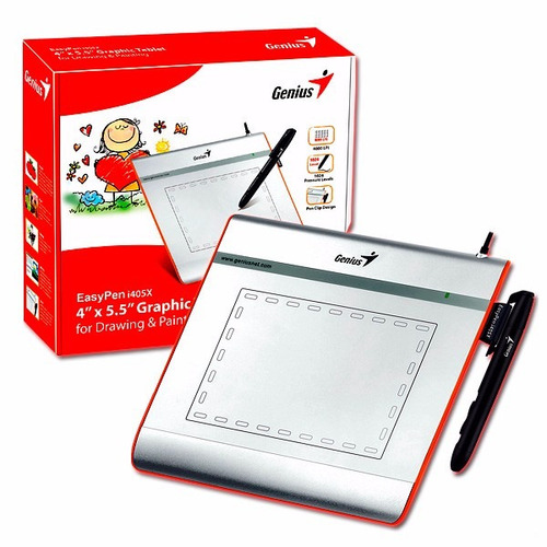 Tableta Digitalizadora Genius Easypen I405x Usb 2560 Lpi Usb