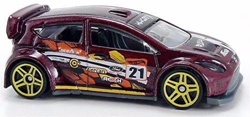 12 Ford Fiesta Hot Wheels Mattel Colección 2015 Escala 1:64