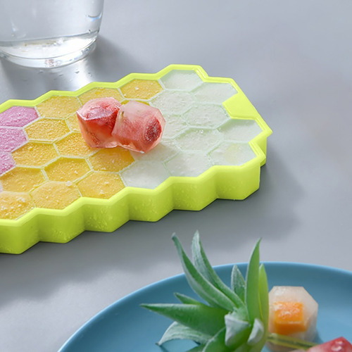 Bandeja De Hielo Con Forma De Faveolate, Recipientes Para Al