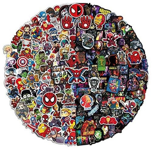 200pcs Adolescentes Héroe Stickers, Superhero J1gnc