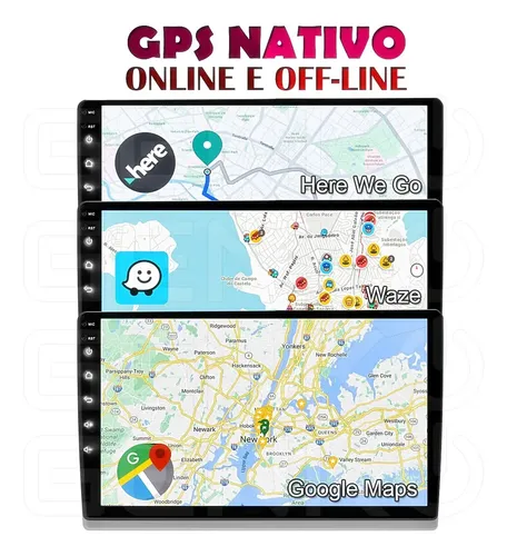 Central Multimídia Octa Core 4+64gb Android Carplay Sem Fio ...