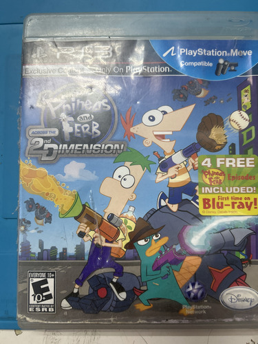 Phineas Y Ferb: Across The Second Dimension Ps3 Físico (Usado)
