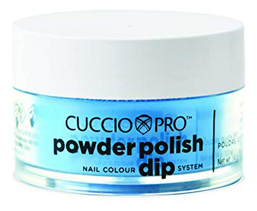 Esmalte - Cuccio Pro Powder Polish Dip - Neon Blue - Nail La