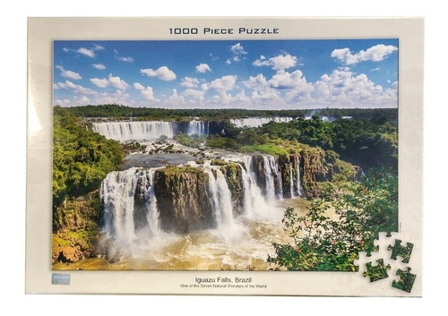 Imagen 1 de 3 de Rompecabezas Tomax Cataratas del Iguazú de 1000 piezas
