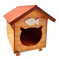Comprar Casita De Madera Para Gatos. Consulte Antes De Ofertar 