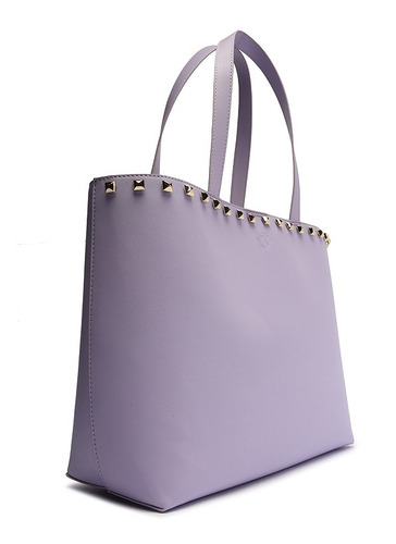 Imagem 2 de 5 de Bolsa Feminina Shopping Grande Alça De Ombro Roxo - My Shoes