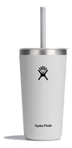 Comprar Vaso Térmico Hydro Flask Con Tapa Y Popote, Acero Inoxidable