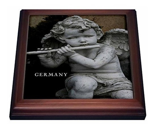 3drose Estatua De Querubín En Alemania Salvamanteles Con Bal