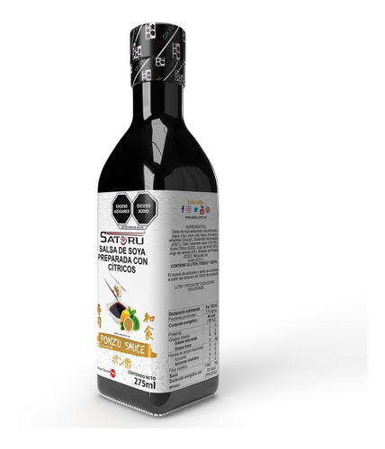 Imagen 2 de 8 de Salsa De Soya Preparada Con Cítricos (ponzu) 275ml