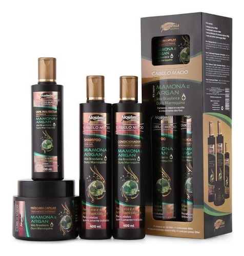 Kit Capilar Mamona E Argan