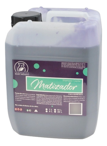  Shampoo Matizador De Mechas Plateadas (5 Litros)