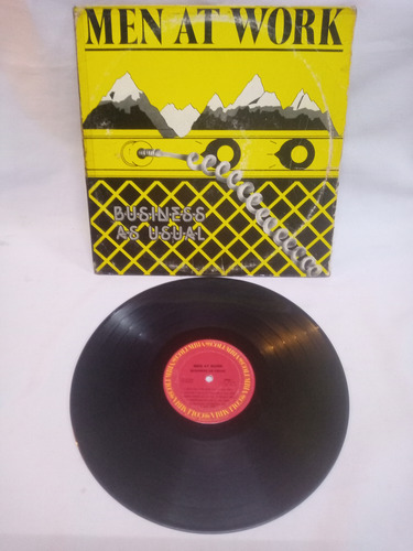 Lp Men At Work Business As Usual Usa 1981 Who Can It Be Now? (Usado)