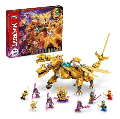 Kit Lego Ninjago Ultradragón Dorado De Lloyd 71774 Cantidad de piezas 989