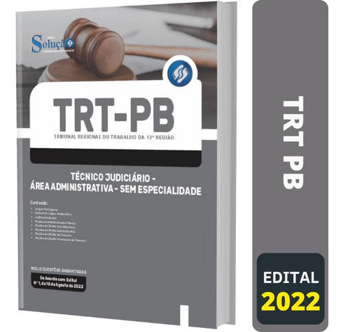 Apostila Trt Pb - Técnico Judiciário Área Administrativa