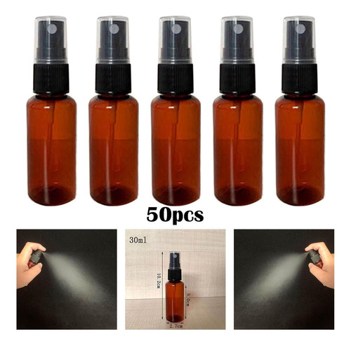 50 Piezas Botella De Spray Botella Conjunto Portátil 30
