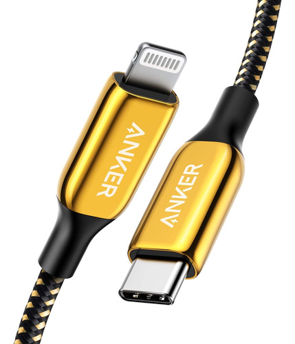 Anker 2020 Special Edition 24k Gold Usb C A Lightning Cable