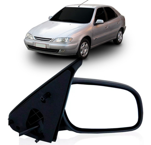 Retrovisor Citroen Xsara 97 98 99 00 01 Regulagem Manual Ld