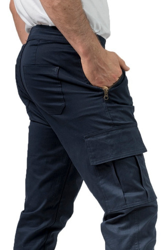 Pantalon Gabardina Jogger Babucha Cargo Hombre Mistral 55013