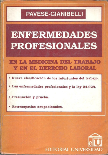 Enfermedades Profesionales Medicina Del Trabajo - Pavese Dyf