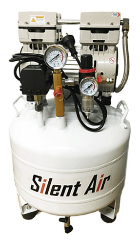Compresor Silencioso 1hp Silent Air Odontológico Libre De Ac