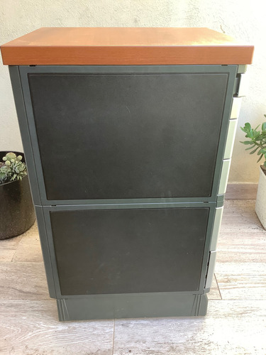 Cajonera 6 Cajones Marca Archivos Activos - Ver Descripción Plateado (Usado)