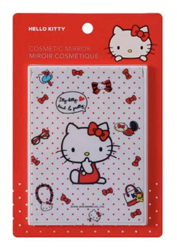 Espejo De Mesa Hello Kitty Original 13 X 9,5 Cms