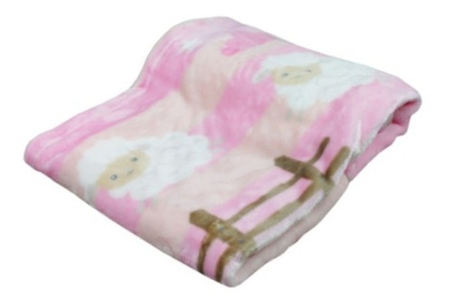 Imagem 1 de 4 de Cobertor Bebe Estampado Menina Macio Antialérgico Etruria