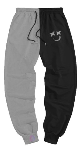 Pantalón Sudadera Tipo Jogger Unisex Doble Color Niños