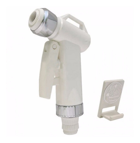 Imagen 2 de 6 de Ducha De Mano A Gatillo Blanco 2030/2s Siroflex Aquaflex