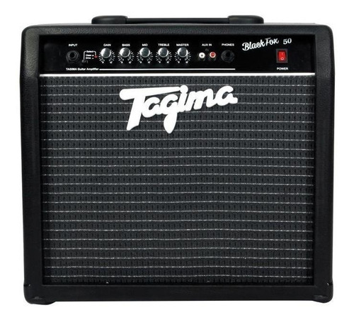 Amplificador Tagima Black Fox 50 para guitarra de 50W cor preto