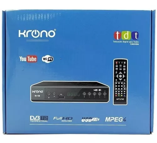 Decodificador Tdt Receptor Tv Digital Hd Krono Hdmi X2und