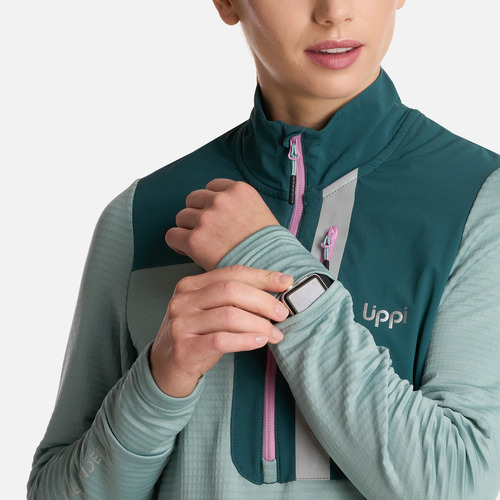 Polerón Mujer Karova Nano-f 14 Zip Jade Lippi I25