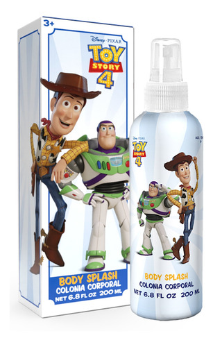 Perfume Infantil Toy Story Disney Pixar Body Splash 200ml