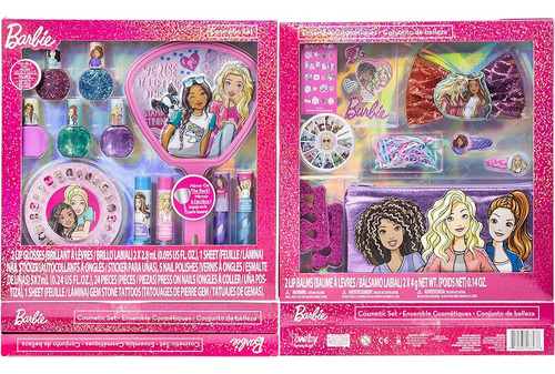 Barbie - Townley Girl Mega Cosmetic Makeup Gift Bag Set Incl