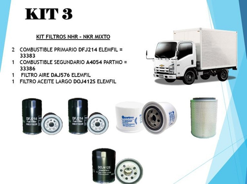 Kit De Filtros Nhr  Nkr Mixto