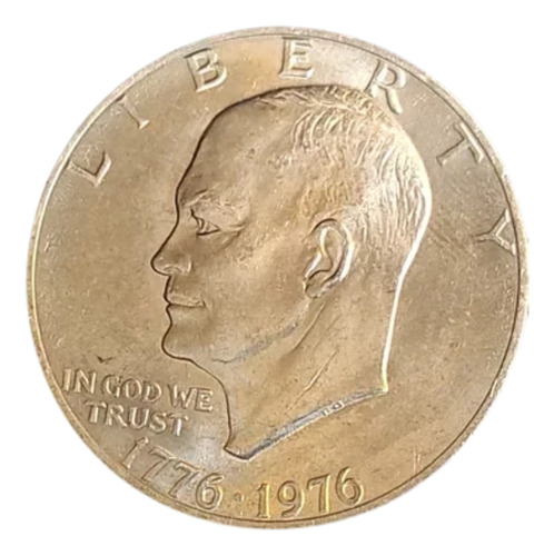 1 Dólar Eeuu 1976 Eisenhower Bi Date Moneda Colección 