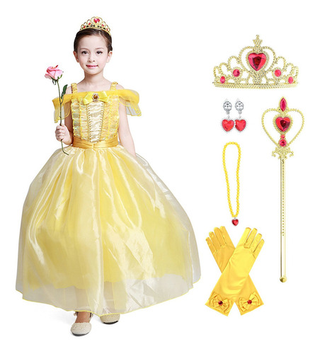 Disfraz Talla 110 Para 2-3 Años Para Niña Princesa