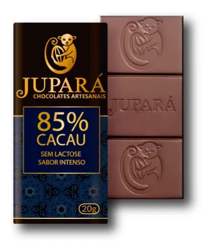 comprar 10 Barras De Chocolates Jupará 85% Cacau - Sem Lactose 